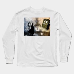 Wibbly Wobbly Time Machine Long Sleeve T-Shirt